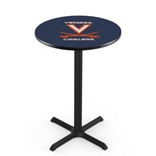 L211 - Black Wrinkle Virginia Pub Table by Holland Bar Stool Co.