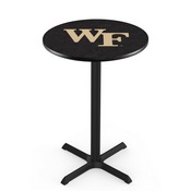 L211 - Black Wrinkle Wake Forest Pub Table by Holland Bar Stool Co.