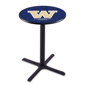 L211 - Black Wrinkle Washington Pub Table by Holland Bar Stool Co.