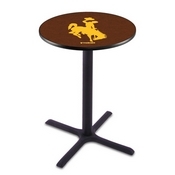 L211 - Black Wrinkle Wyoming Pub Table by Holland Bar Stool Co.