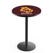 L214 - Arizona State Pub Table with Sparky Logo by Holland Bar Stool Co., L214BArizSt-S