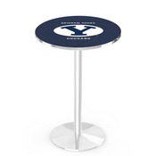 L214 - Brigham Young Pub Table by Holland Bar Stool Co., L214BBrigYn