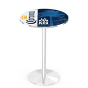 L214 Corona (Palm) Pub Table with Chrome Finish by Holland Bar Stool Co.