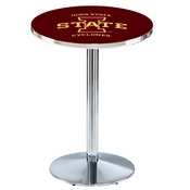 L214 - Iowa State Pub Table by Holland Bar Stool Co., L214BIowaSt