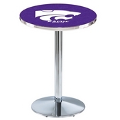 L214 - Kansas State Pub Table by Holland Bar Stool Co., L214BKnsasS