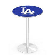 L214 Los Angeles Dodgers Pub Table by HBS, AGS-L214B3630MLBLAD