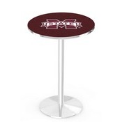 L214 - Mississippi State Pub Table by Holland Bar Stool Co., L214BMssStU