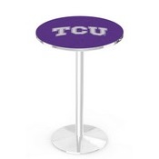 L214 - TCU Pub Table by Holland Bar Stool Co., L214BTexChr