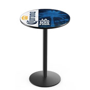 L214 Corona (Palm) Pub Table with Black Wrinkle Finish by Holland Bar Stool Co.