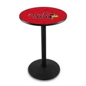 L214 - Illinois State Pub Table by Holland Bar Stool Co., L214BIllStU