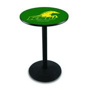 L214 Kentucky State University Pub Table with Black Wrinkle Finish by Holland Bar Stool Co., AGS-L214B3630KYStUn