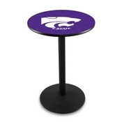 L214 - Kansas State Pub Table by Holland Bar Stool Co., L214BKnsasS