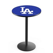 L214 Los Angeles Dodgers Pub Table by HBS, AGS-L214B3630MLBLAD
