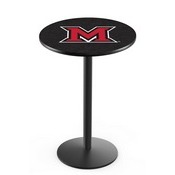 L214 - Miami (OH) Pub Table by Holland Bar Stool Co., L214BMia-OH
