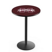L214 - Mississippi State Pub Table by Holland Bar Stool Co., L214BMssStU