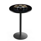 L214 Notre Dame - Guinness (Helmet) Pub Table with Black Wrinkle Finish by Holland Bar Stool Co., AGS-L214B3630ND-Guin-Hlm