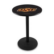 L214 - Oklahoma State Pub Table by Holland Bar Stool Co., L214BOKStUn