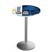 L214 Corona (Palm) Pub Table with Stainless Finish by Holland Bar Stool Co.