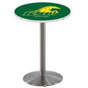 L214 Kentucky State University Pub Table with Stainless Finish by Holland Bar Stool Co. AGS-L214S3628KYStUn