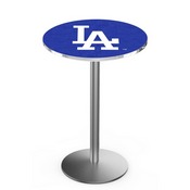 L214 Los Angeles Dodgers Pub Table by HBS, AGS-L214B3630MLBLAD