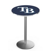 L214 Tampa Bay Rays Pub Table by HBS, AGS-L214B3630MLBTam