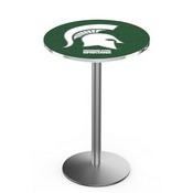 L214 - Michigan State Pub Table by Holland Bar Stool Co., L214BMichSt