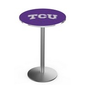 L214 - TCU Pub Table by Holland Bar Stool Co., L214BTexChr
