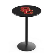 L214 - USC Trojans Pub Table by Holland Bar Stool Co., L214BSouCal