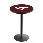 L214 - Virginia Tech Pub Table by Holland Bar Stool Co., L214BVATech