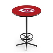 L216 Cincinnati Reds Pub Table by HBS, AGS-L216B4230MLBCin