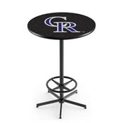 L216 Colorado Rockies Pub Table by HBS, AGS-L216B4230MLBCol