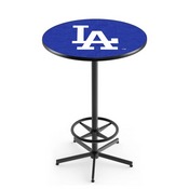 L216 Los Angeles Dodgers Pub Table by HBS, AGS-L216B4230MLBLAD