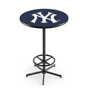 L216 New York Yankees Pub Table by HBS, AGS-L216B4230MLBNYY