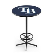 L216 Tampa Bay Rays Pub Table by HBS, AGS-L216B4230MLBTam