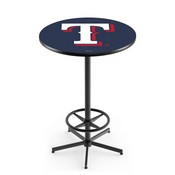 L216 Texas Rangers Pub Table by HBS, AGS-L216B4230MLBTex