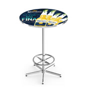L216 Corona (5 Limes) Pub Table with Chrome Finish by Holland Bar Stool Co.