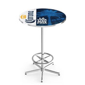 L216 Corona (Palm) Pub Table with Chrome Finish by Holland Bar Stool Co.