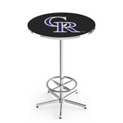 L216 Colorado Rockies Pub Table by HBS, AGS-L216B4230MLBCol