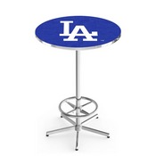 L216 Los Angeles Dodgers Pub Table by HBS, AGS-L216B4230MLBLAD