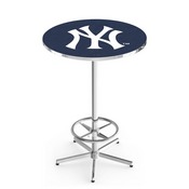 L216 New York Yankees Pub Table by HBS, AGS-L216B4230MLBNYY