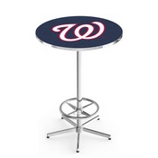 L216 Washington Nationals Pub Table by HBS, AGS-L216B4230MLBWas
