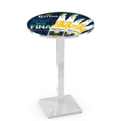 L217 Corona (5 Limes) Pub Table with Chrome Finish by Holland Bar Stool Co.