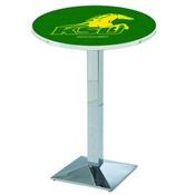L217 Kentucky State University Pub Table with Chrome Finish by Holland Bar Stool Co., AGS-L217C3630KYStUn