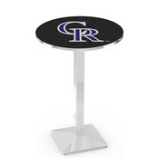 L217 Colorado Rockies Pub Table by HBS, AGS-L217B3630MLBCol