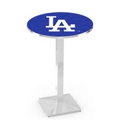 L217 Los Angeles Dodgers Pub Table by HBS, AGS-L217B3630MLBLAD