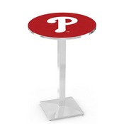 L217 Philadelphia Phillies Pub Table by HBS, AGS-L217B3630MLBPhi