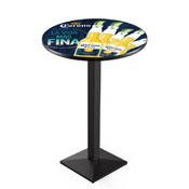 L217 Corona (5 Limes) Pub Table with Black Wrinkle Finish by Holland Bar Stool Co.