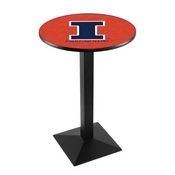 L217 - Illinois Pub Table by Holland Bar Stool Co., L217BIlliniU