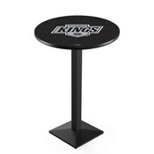 L217 Los Angeles Kings Pub Table with Black Wrinkle Finish by Holland Bar Stool Co., AGS-L217B3630LAKing