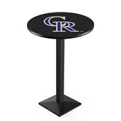 L217 Colorado Rockies Pub Table by HBS, AGS-L217B3630MLBCol